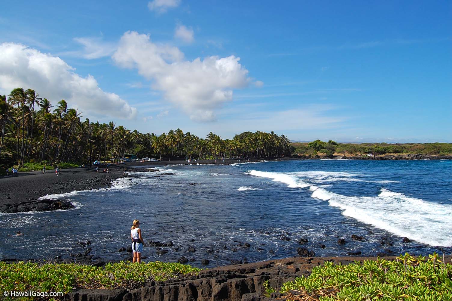 Punaluu Black Sand Beach