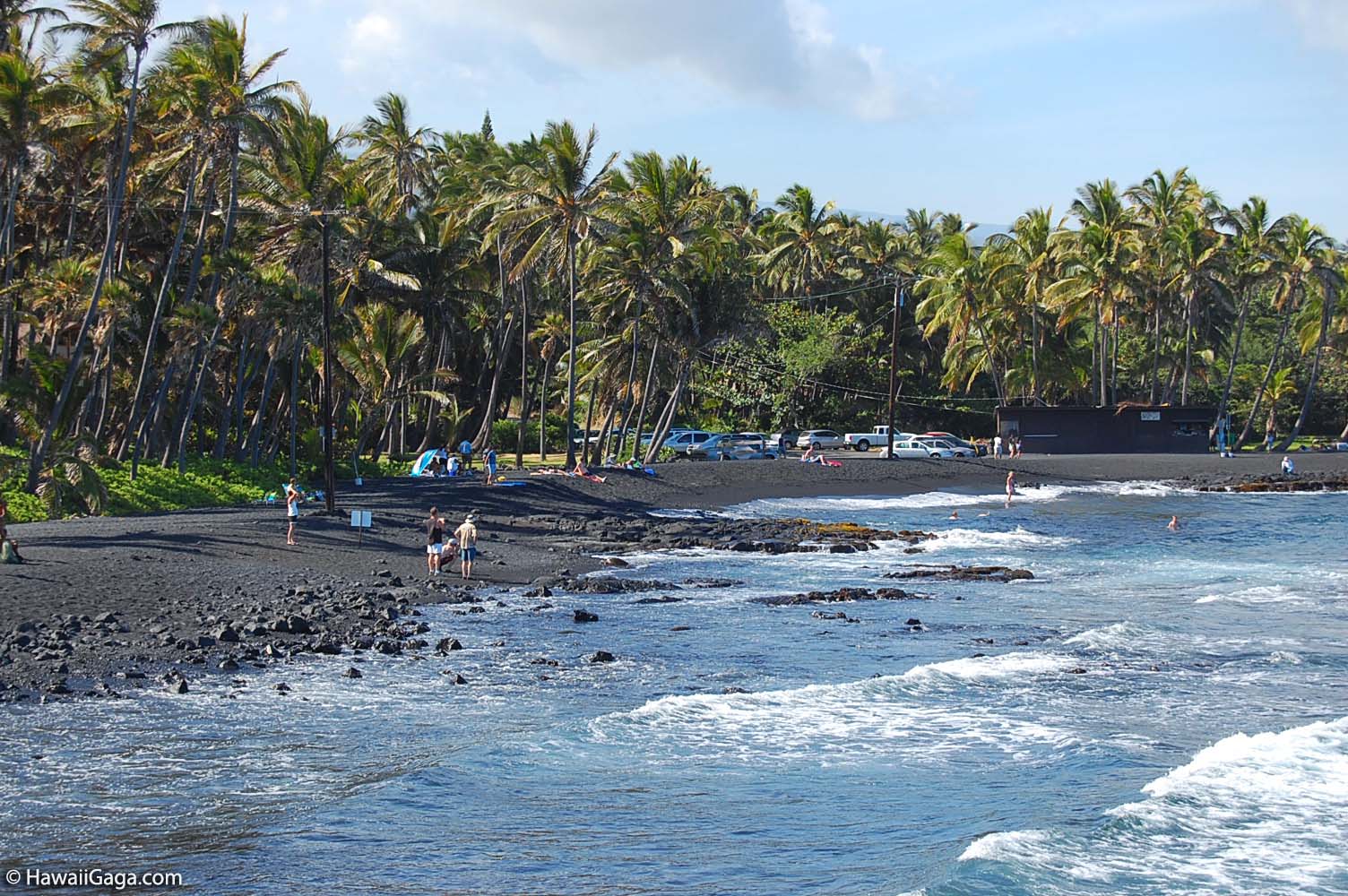 Punaluu Black Sand Beach