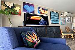 Kihei Akahi Maui Ocean View Condo - Big Frame TV | Artworks | Dual AC