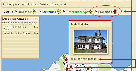 Properties Added to Map